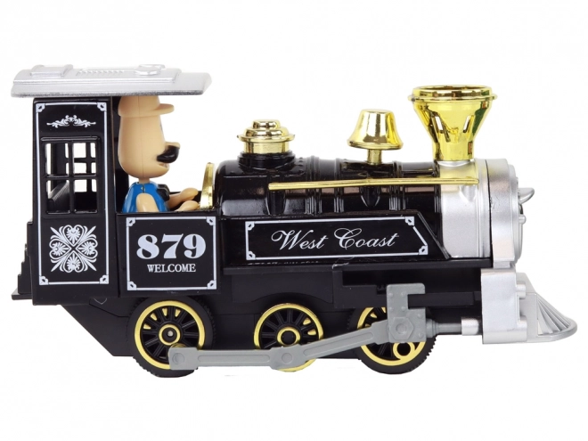 Interactive Steam Train with Sound and Lights