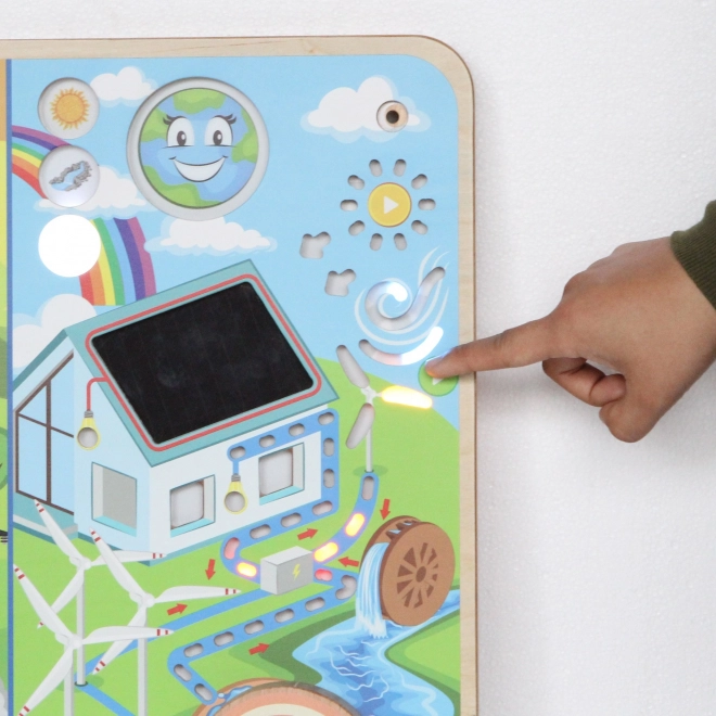 Tabellone educativo per energie rinnovabili e non rinnovabili Masterkidz Montessori
