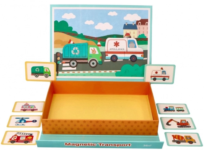 Magnetic Vehicle Puzzle