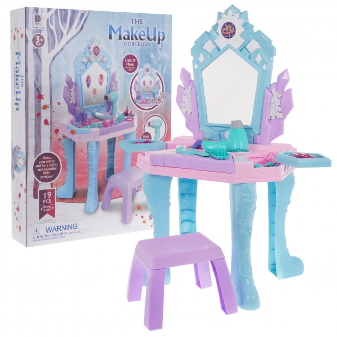 Interactive Princess Vanity Set for Kids 3+ with Accessories