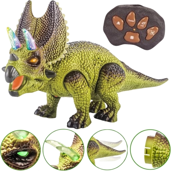Woopie Robot RC Tricératops Télécommandé