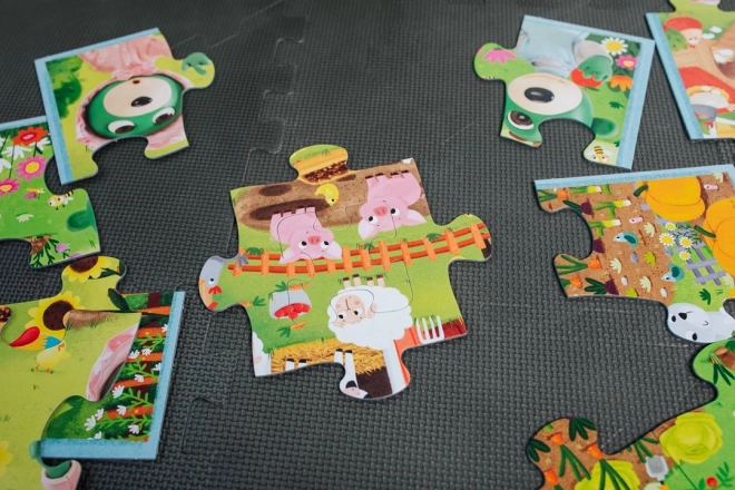 Treflíci Farm Reversible Puzzle for Kids