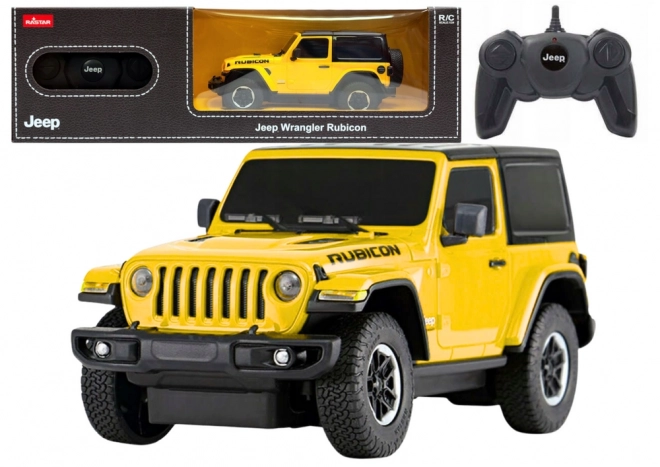 Remote Control Jeep Wrangler JL Rubicon Yellow