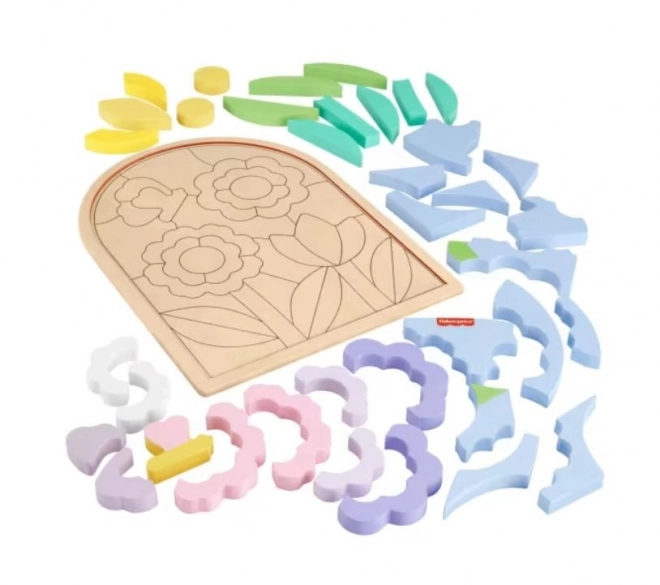 Wooden Puzzle Flowers