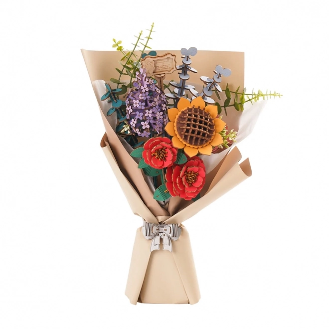 RobTime 3D Wooden Puzzle Bouquet