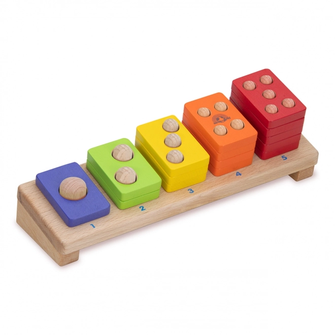 Wonderworld Wooden Puzzle Colorful Numbers