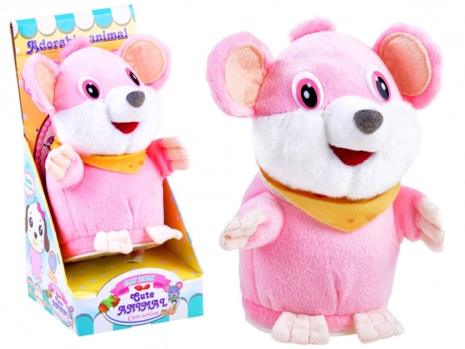 Interactive Repeating Talking Mouse Toy – pink