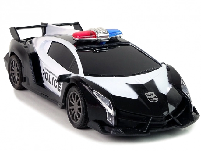 Remote Control Police Racing Car with LED Lights