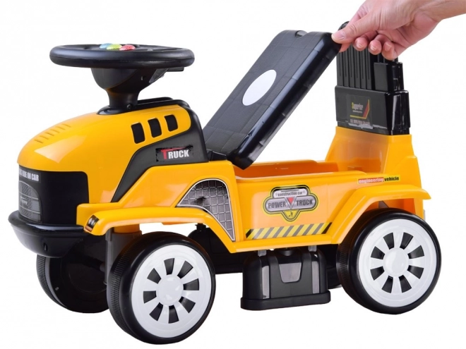 Ride-On Tractor with Trailer – Yellow