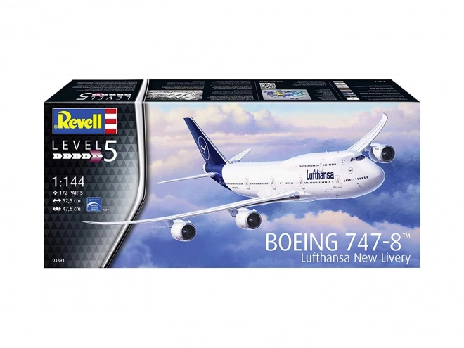 Plastic Model Boeing 747-8 Lufthansa
