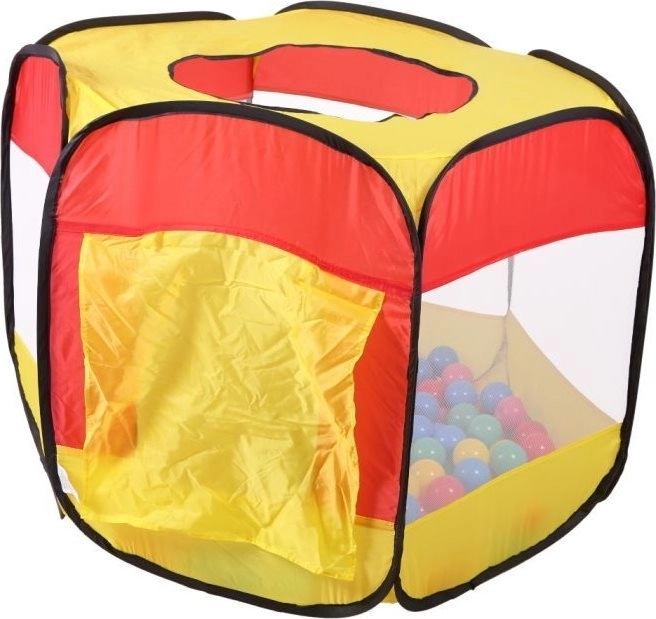 Hexagon Pop Up Ball Pit Tent with 100 Balls