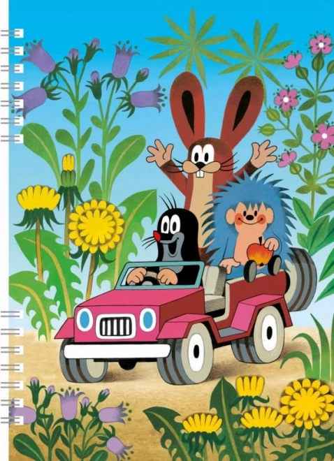 Krtek The Mole A5 Spiral Notebook