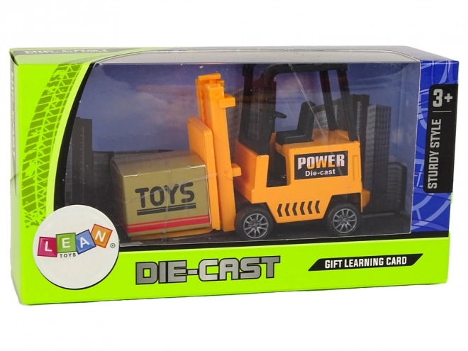 Friction-Powered Toy Forklift