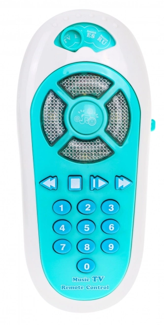 Interactive TV Remote for Kids with Sounds, Melodies, and Lights