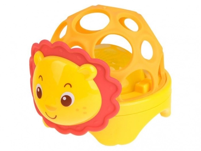 Soft Safari Animal Rattle Toy