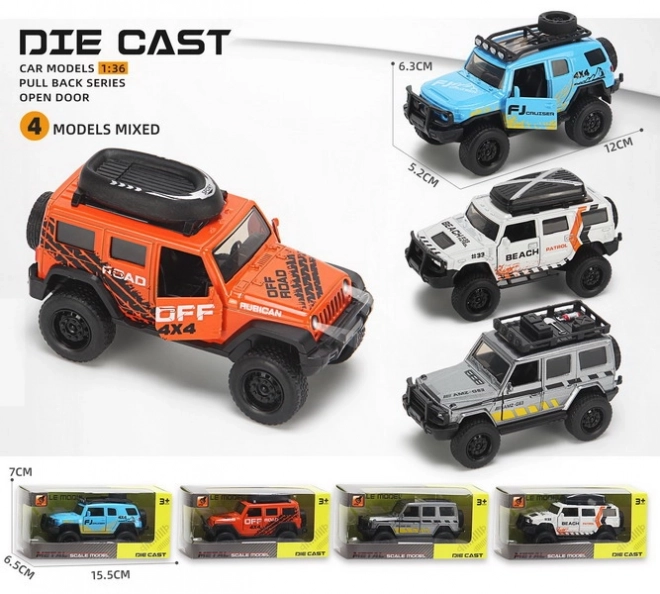 Metallic Off-Road Toy Car