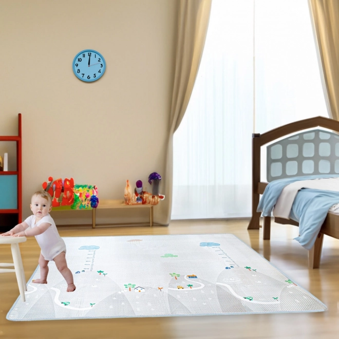 Large Foam Play Mat with Height Chart