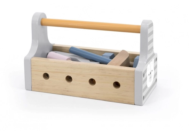 PolarB Wooden Tool Box for Children