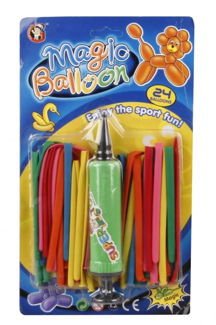 Modeling Balloons with Pump 24 pcs