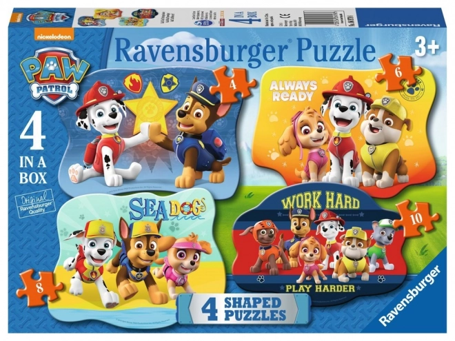 Ravensburger Paw Patrol 4-in-1 Puzzle Set