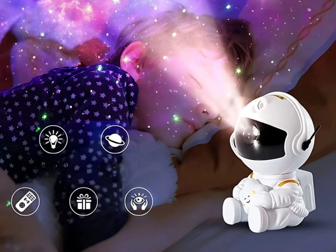 Lampada da notte proiettore LED astronauta