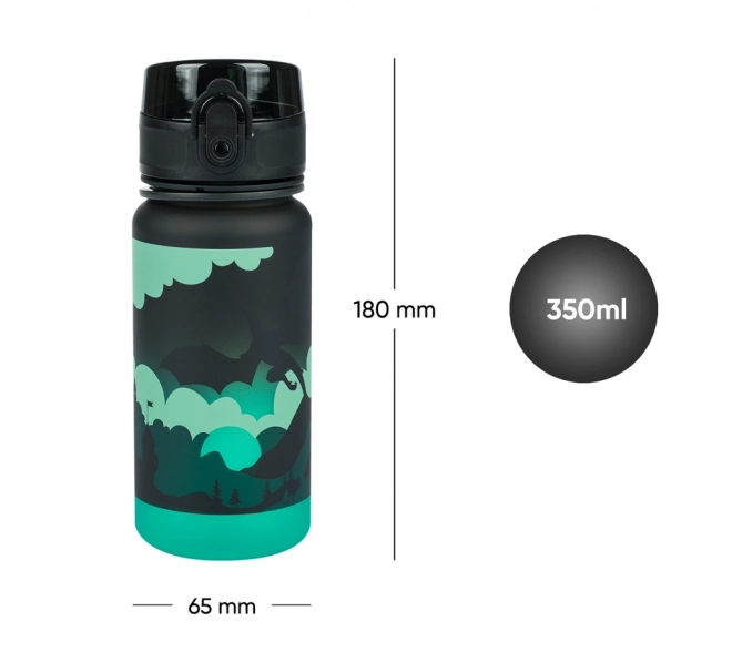 Baagl Tritan Drinking Bottle with Dragon Gradient, 350 ml