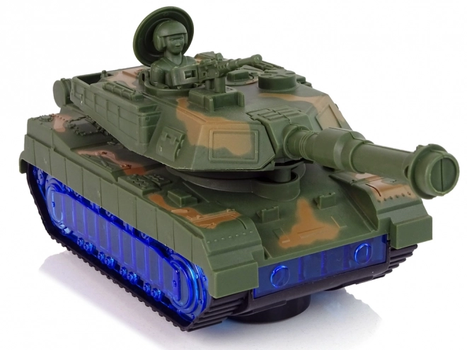 Military Tank with Sound and Blue Lights