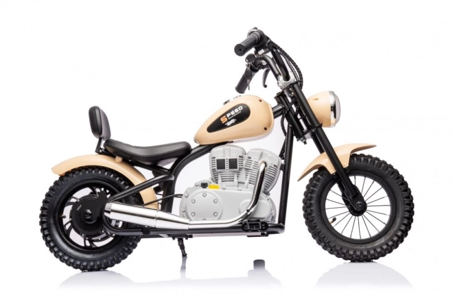 Khaki Battery-Powered Motorcycle 36V