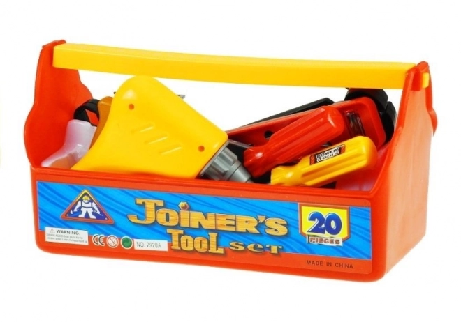 Kids Tool Set with Helmet and Toolbox