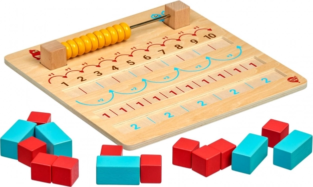 Colorful blocks for addition and subtraction