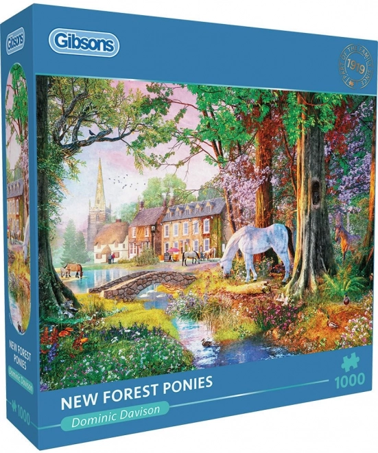 Gibsons New Forest Ponies Puzzle 1000 Pieces