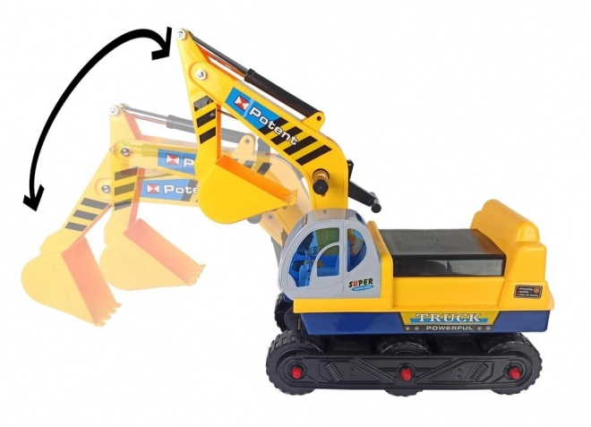 Ride-on Excavator with Moving Arm