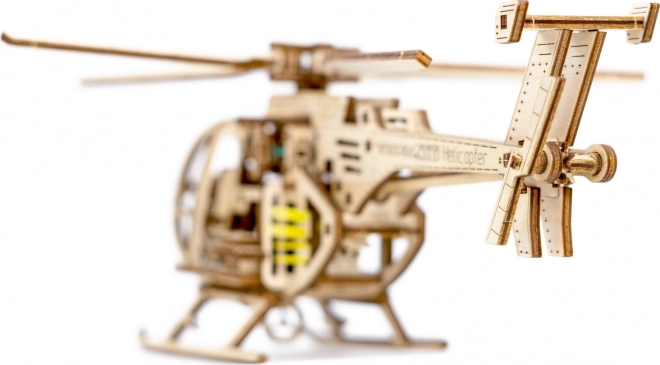 Wooden City 3D Puzzle Helicopter