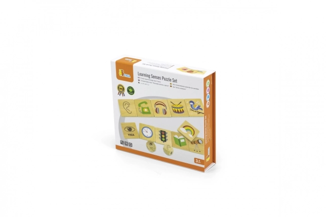 Educational Wooden Puzzle - Senses