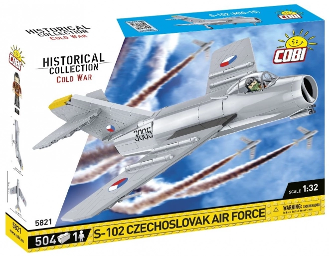 Cold War Czechoslovak Fighter Jet Model by COBI