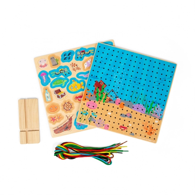 Bigjigs Toys Sea Threading Board