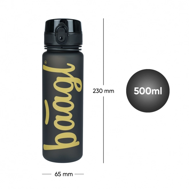 Tritan Water Bottle Logo Gold, 500ml