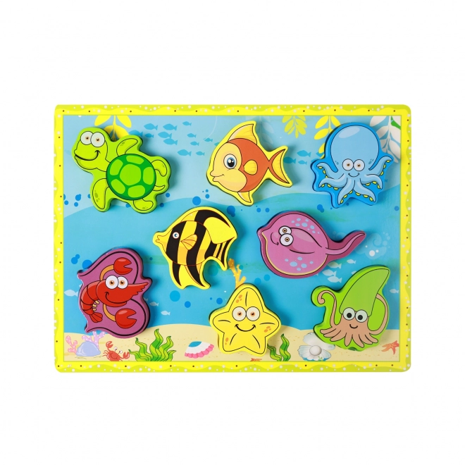 Wooden Underwater World Puzzle