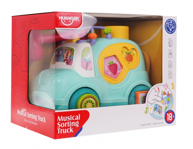 Multifunctional Toy Bus with Shape Sorter