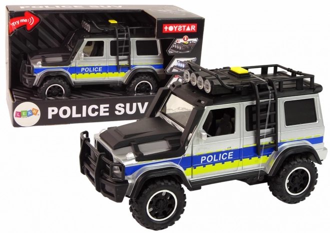 Off-Road Police Car with Friction Drive