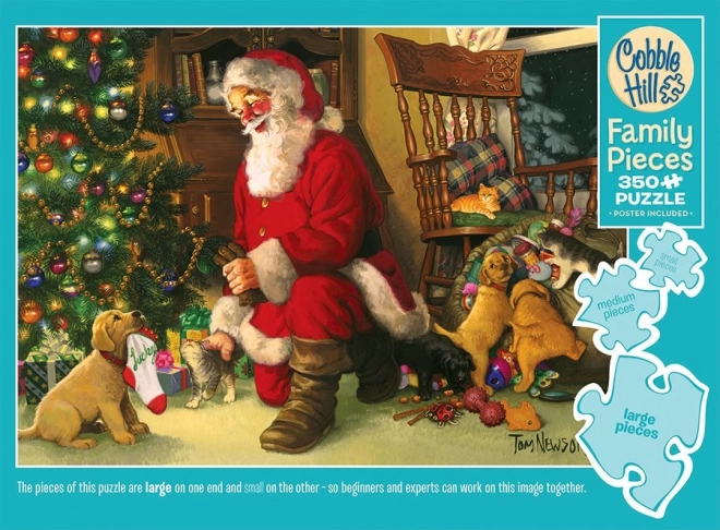 Family Puzzle Santa's Stocking by Cobble Hill - 350 Pieces