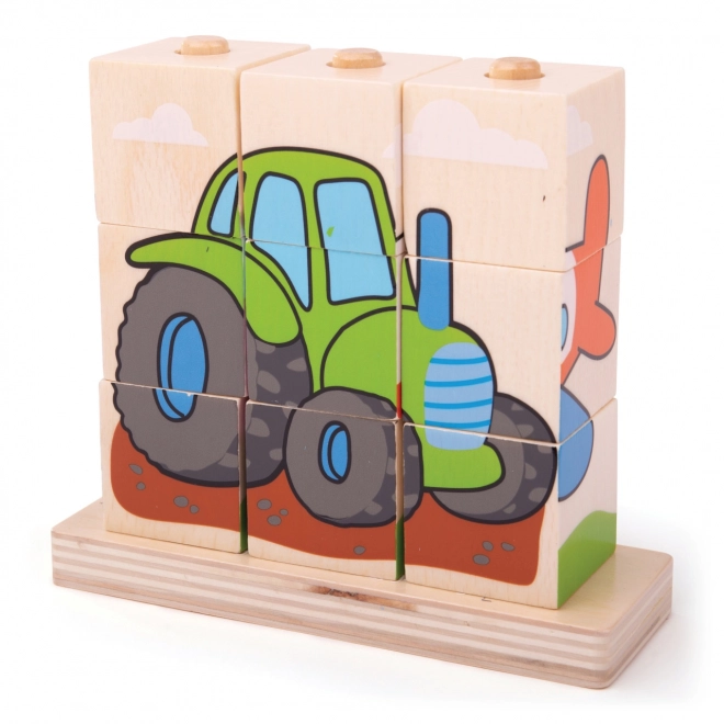 Transport Vehicle Stacking Blocks