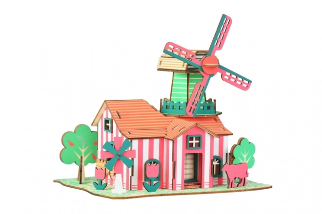 Wooden 3D Puzzle Tulip Ranch