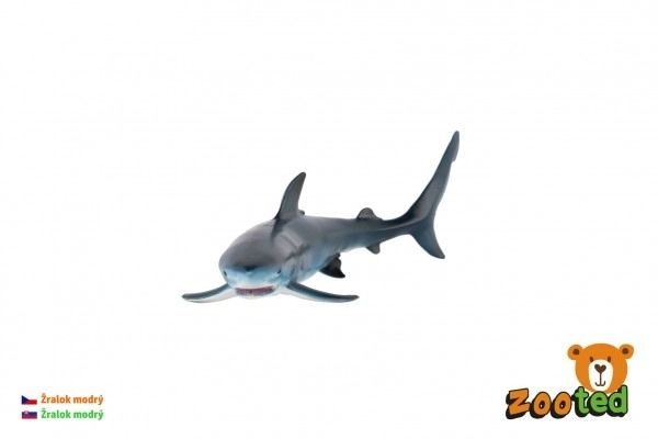 Blue Shark Plastic Toy 15 cm in Bag