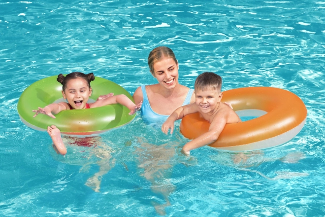 Neon Green Floating Ring for Kids