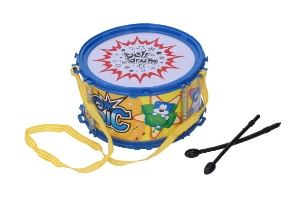 Small Drum with Sticks and Strap