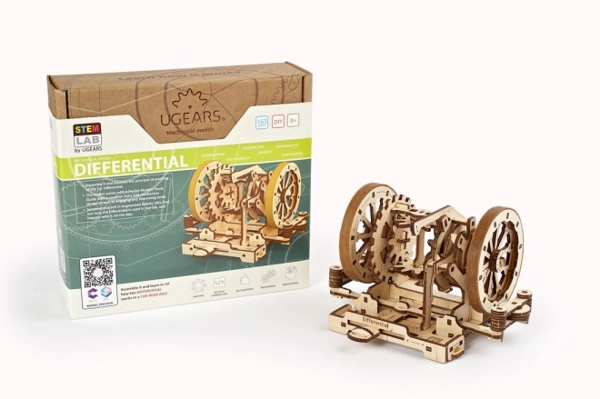 Ugears 3D Wooden Mechanical Puzzle STEM Educational Differential