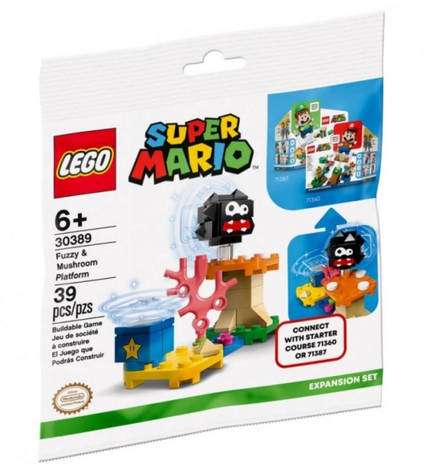 Super Mario  Fuzzy and Mushroom Platform Blocks