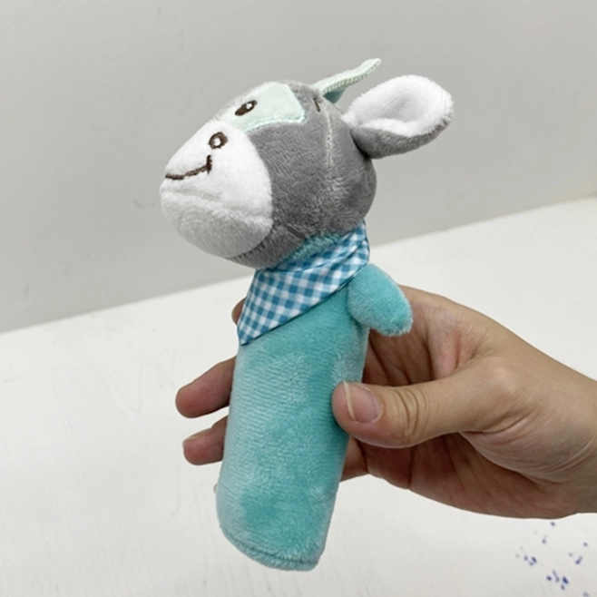Osso di peluche sensoriale con fischietto Woopie