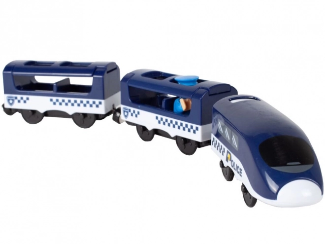 Large Electric Police Train Set